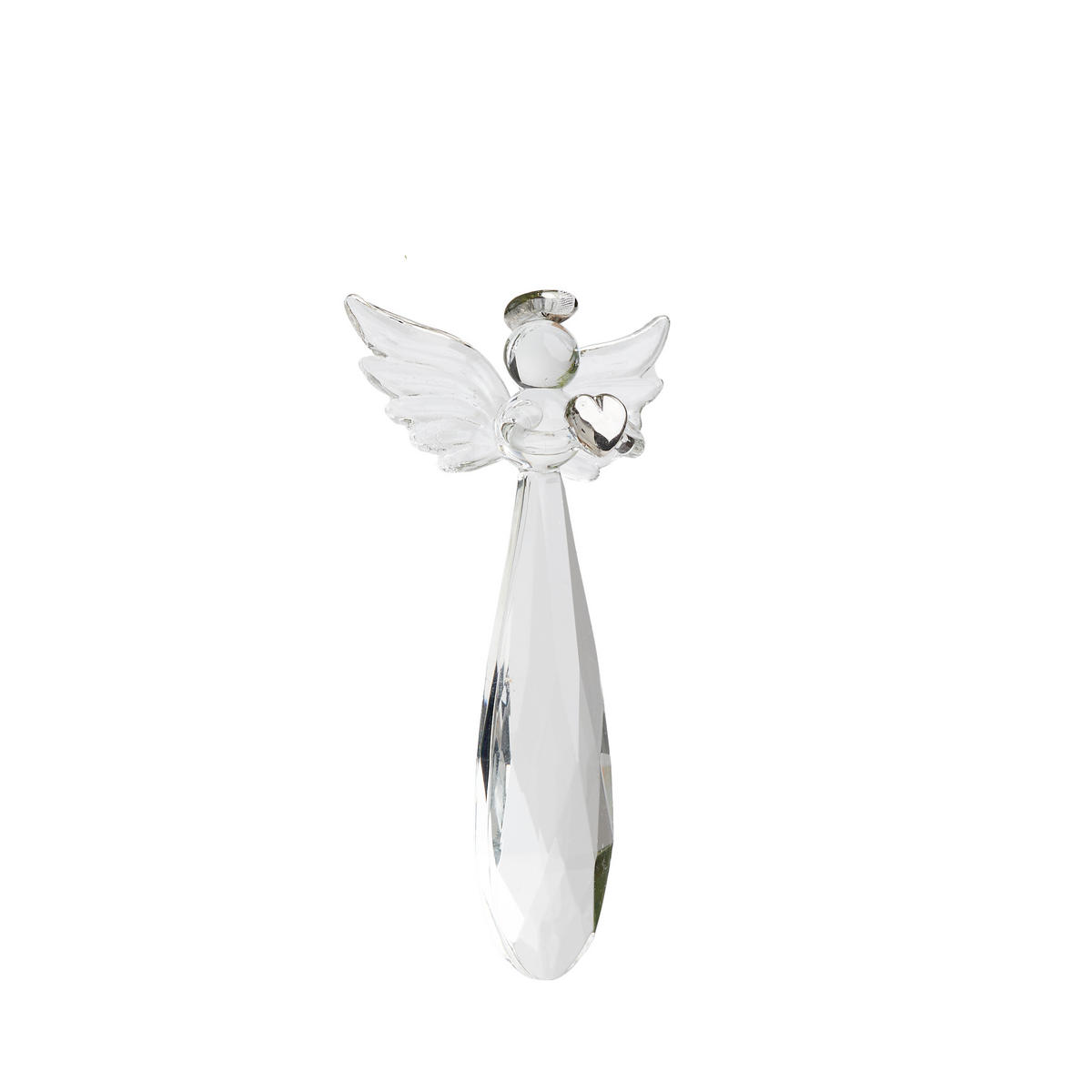 WEIHNACHTSDEKO Hängend ICEANGEL, 6 x 11 cm, Transparent, Christbaumschmuck, Weihnachtsbaumdekoration, Christmas, Xmas - Transparent, Glas (3/11/6cm) - home&you