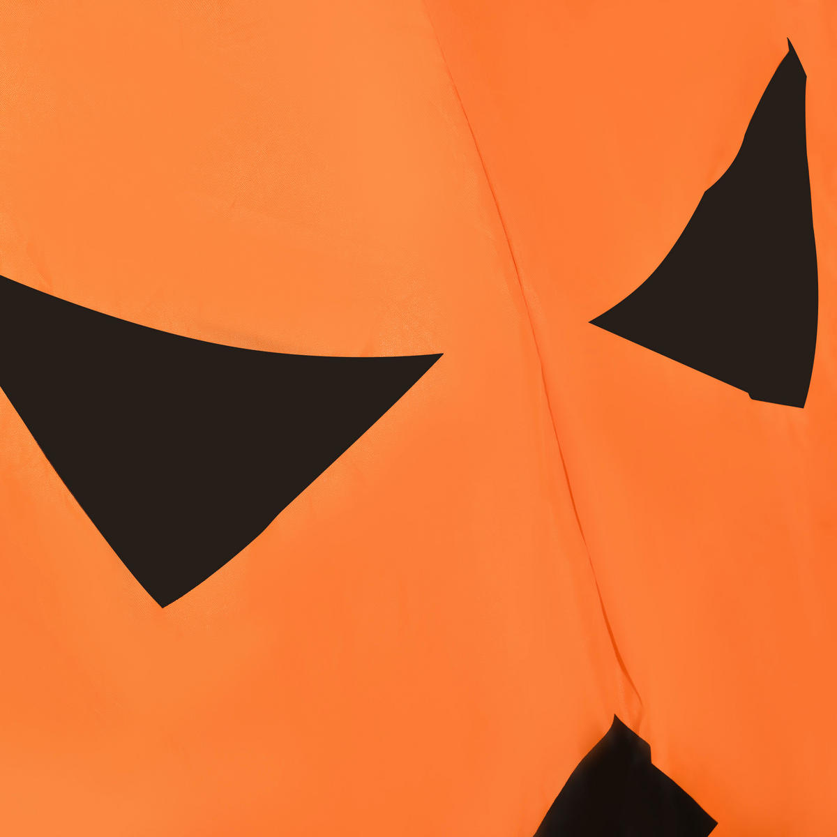 HALLOWEEN AUFBLASBARER KÜRBIS, Orange, Polyester-Gewebe - Orange, Kunststoff (64/115/76cm) - Outsunny