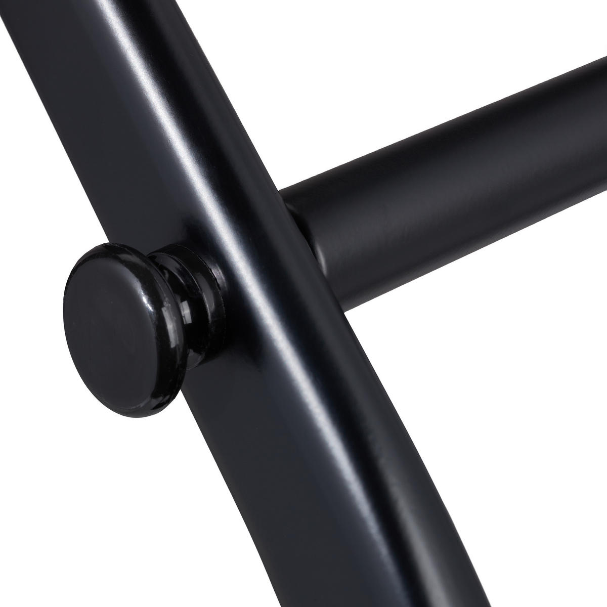 HANDTUCHSTÄNDER - Schwarz, Metall (51/86/19cm) - Relaxdays