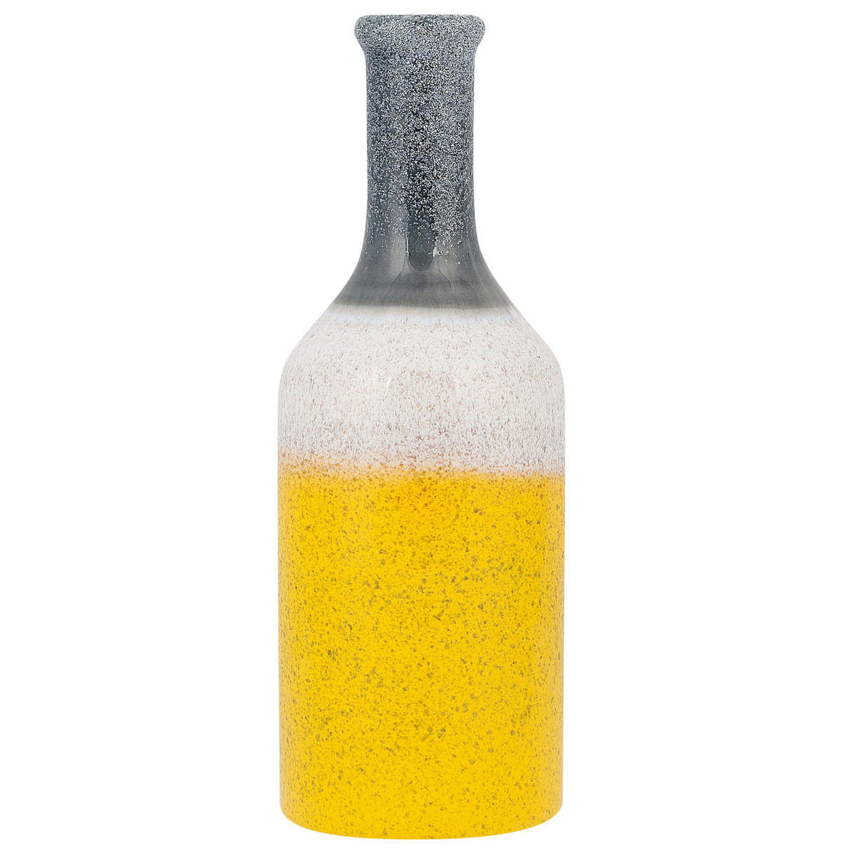 DEKOVASE Steinzeug bunt Larnaca - Multicolor, Stein (36cm) - Beliani