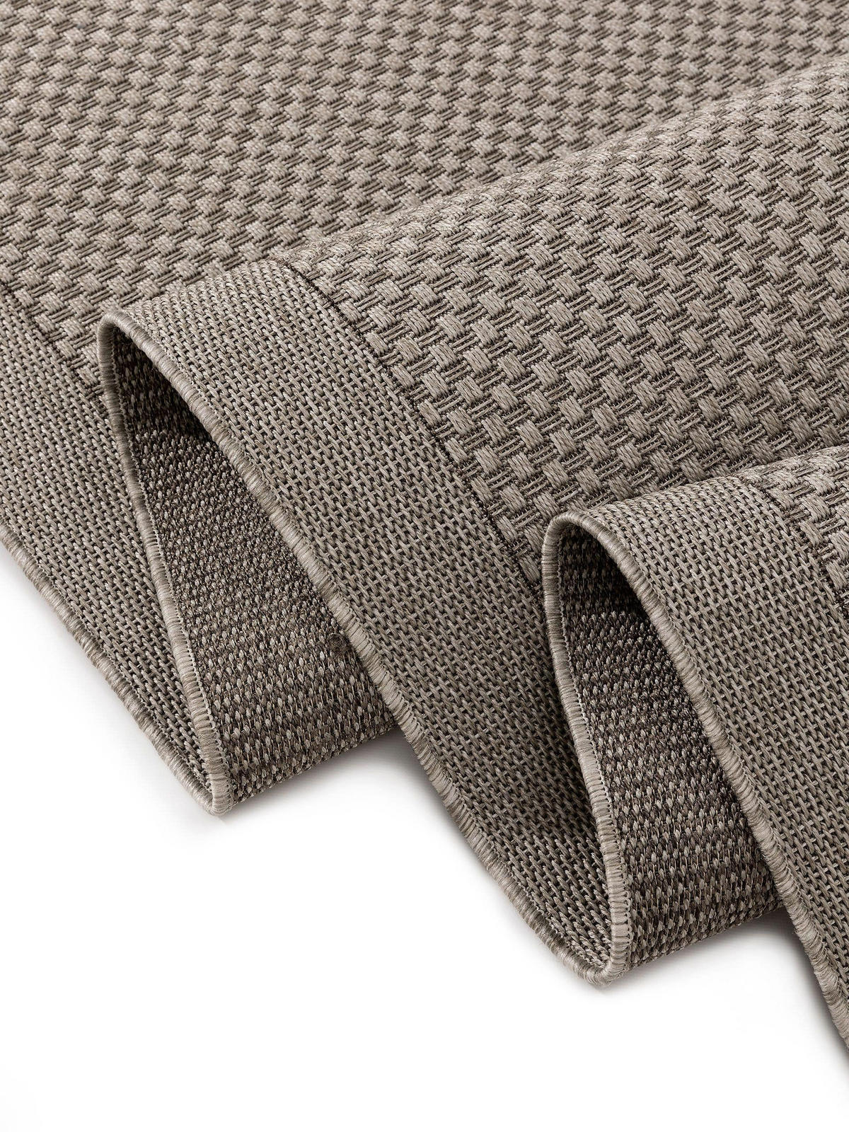 OUTDOORTEPPICH Naoto Hellgrau 140x200 cm - Hellgrau, Textil (140/200cm) - benuta Nest
