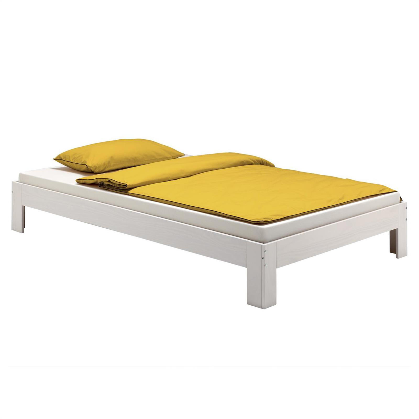 Idimex Futonbett Weiß 90x200 cm