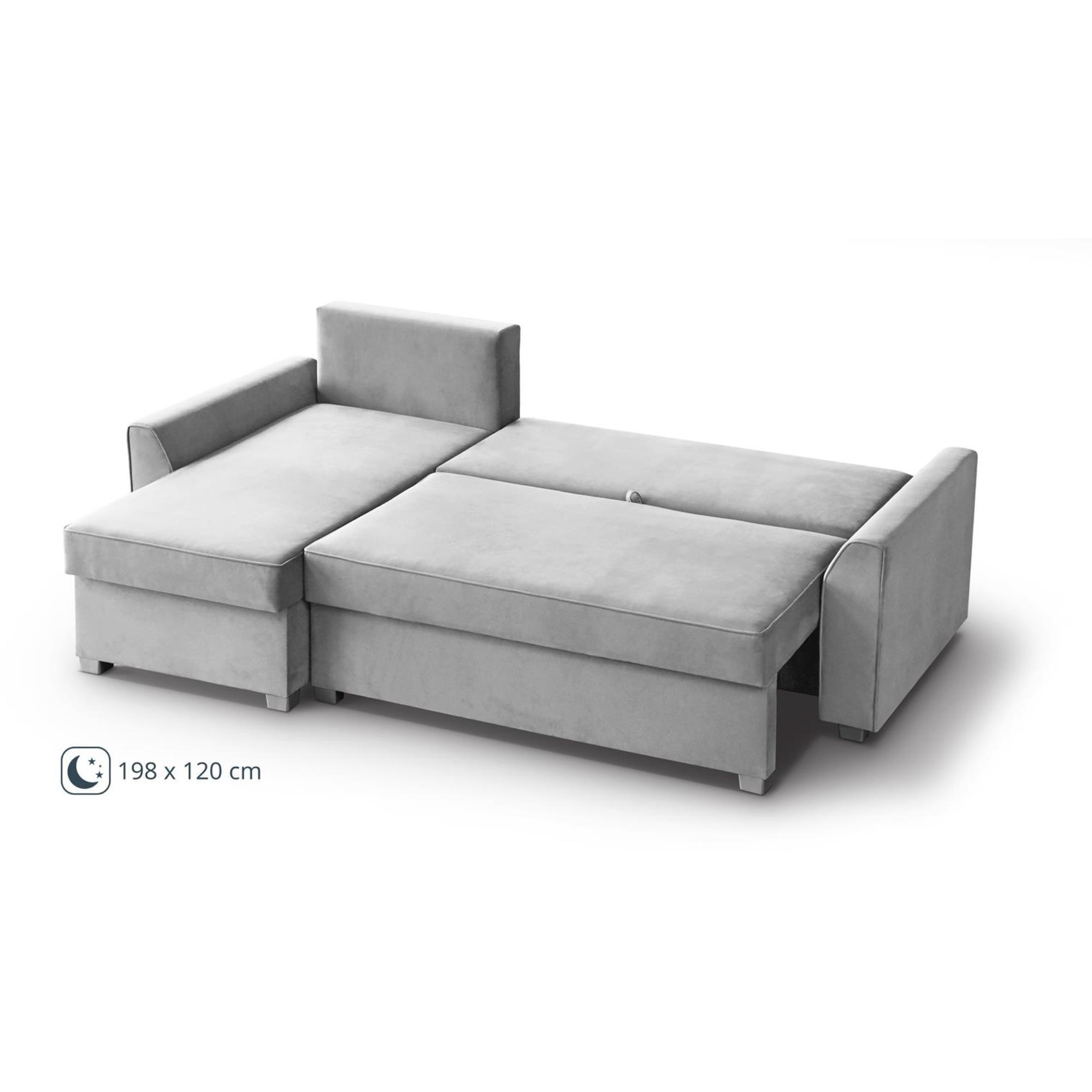 Thumbnail - Beautysofa Eckschlafsofa, Olivgrün, Textil, L-Form, 235x150 cm, Wohnzimmer, Sofas & Couches, Wohnlandschaften, Ecksofas
