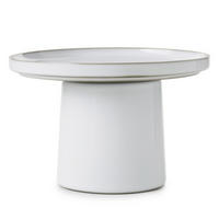 TORTENSTÄNDER CARACTERE XS 15 cm WEISS CUMULUS - Weiß, Keramik (15/9.5/15cm) - Revol Porcelaine France