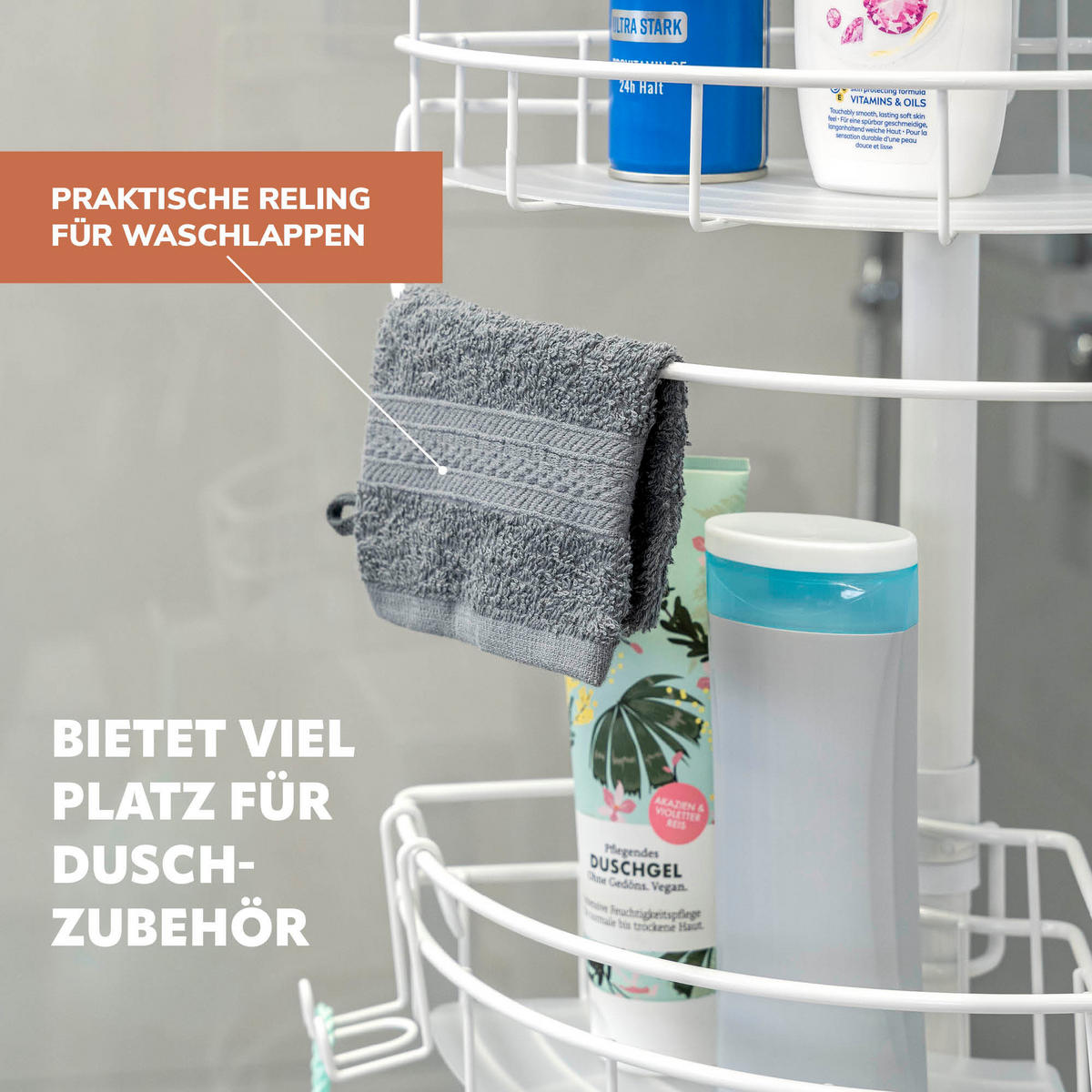 TELESKOP-ECKREGAL, weiß - Weiß, Metall (22.5/290/22.5cm) - bremermann