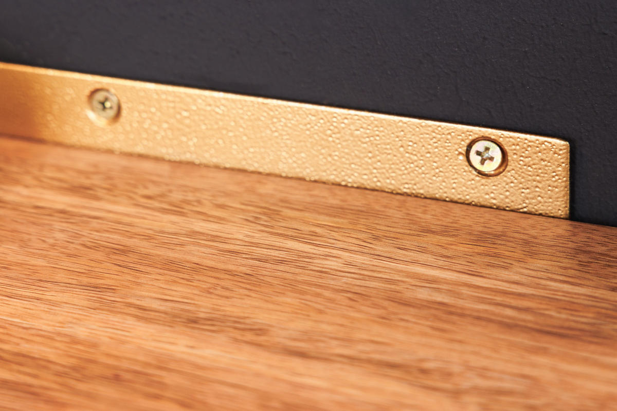 WANDREGAL PURE NATURE Mango Gold 60 cm - Naturfarben, Holz (60/4/14cm) - riess-ambiente