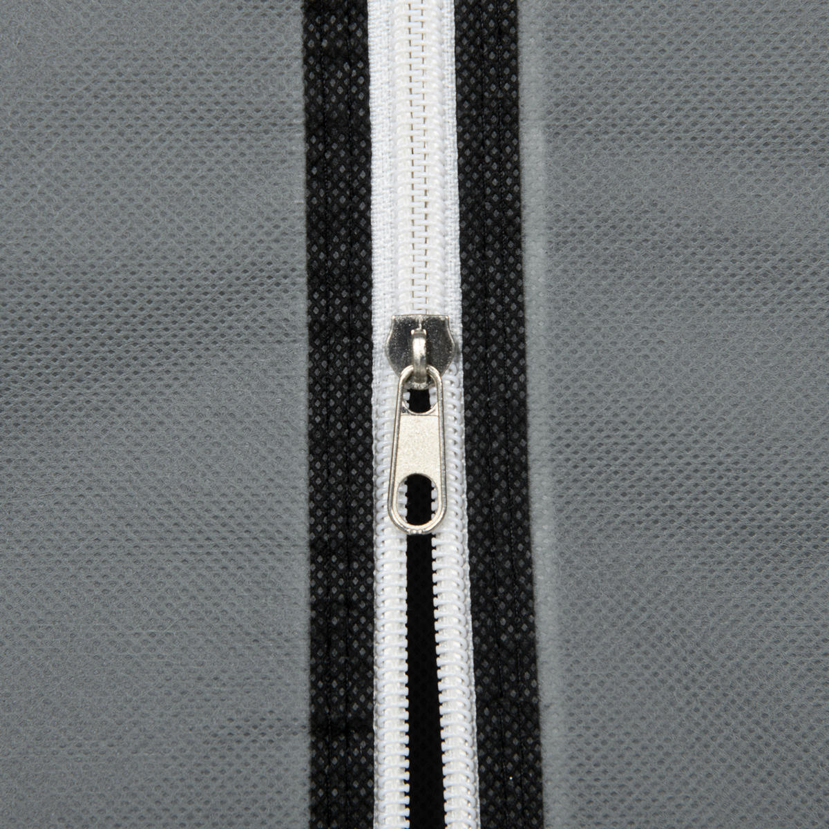 STOFFSCHRANK Kleiderschrank faltbarer Schrank, 1 Kleiderstange, 6 Regalböden, 102 x 42.5 x 162.5 cm, Grau - Dunkelgrau, Textil (102/162.5/42.5cm)