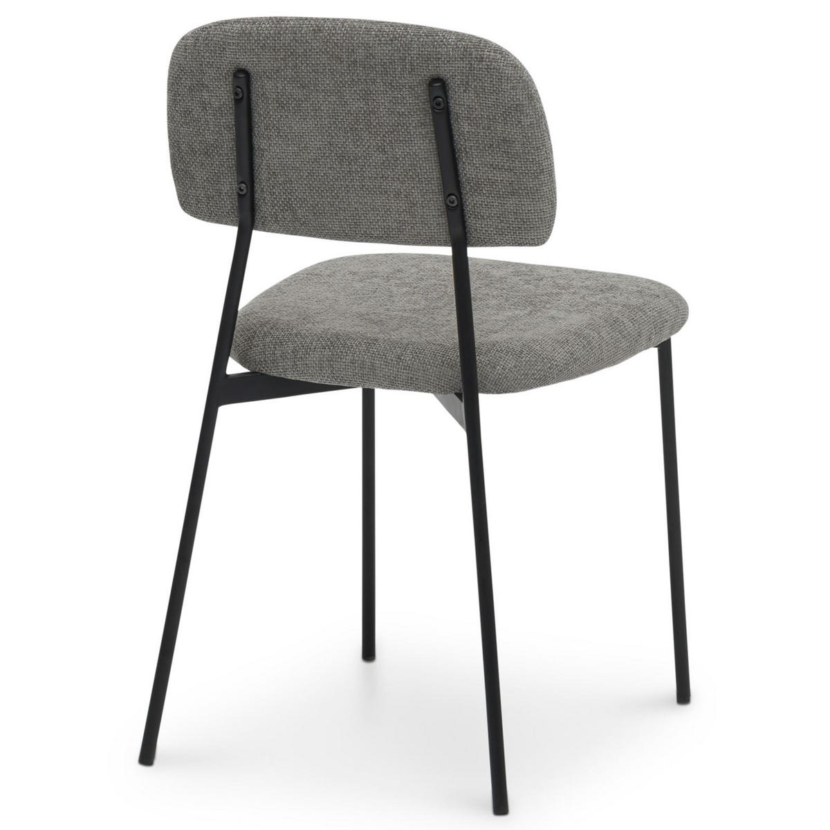 ESSZIMMERSTUHL TOLEDO 4ER-SET - Hellgrau, Textil (44/78/49cm) - IDIMEX