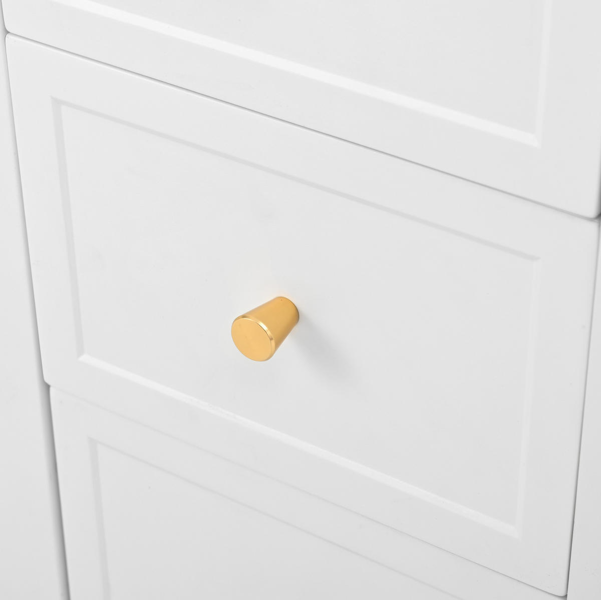 BADSCHRANK mit Keramikwaschbecken 80 cm Weiß - Weiß, Holzwerkstoff (50/58/80cm) - Beauniv