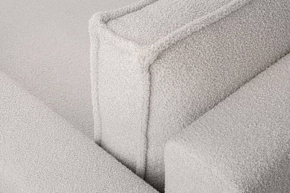 ECKSOFA-LINKS/RECHTS NAPI II mit Schlaffunktion, weiß - Weiß, Textil (246/148cm) - KONSIMO®