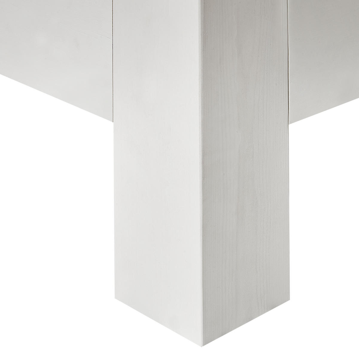 BETT mit Lattenrost 140x200 cm Weiß Royan - Weiß, Holz (140/200cm) - Beliani