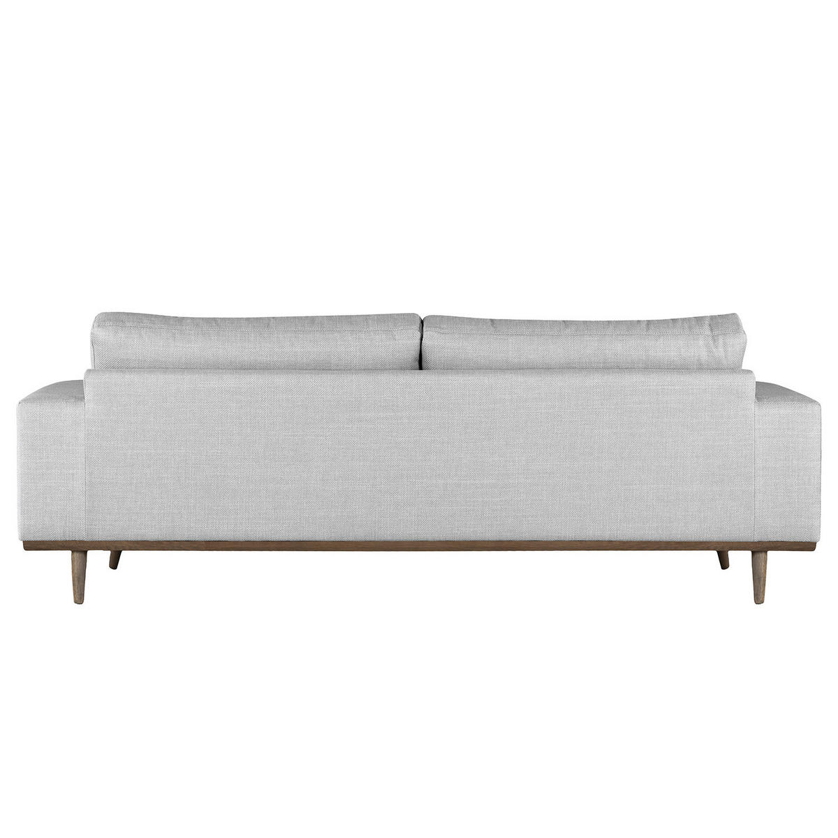 2-SITZER SOFA - Eichefarben/Hellblau, Eichenholz/Textil (197/81/88cm) - home24
