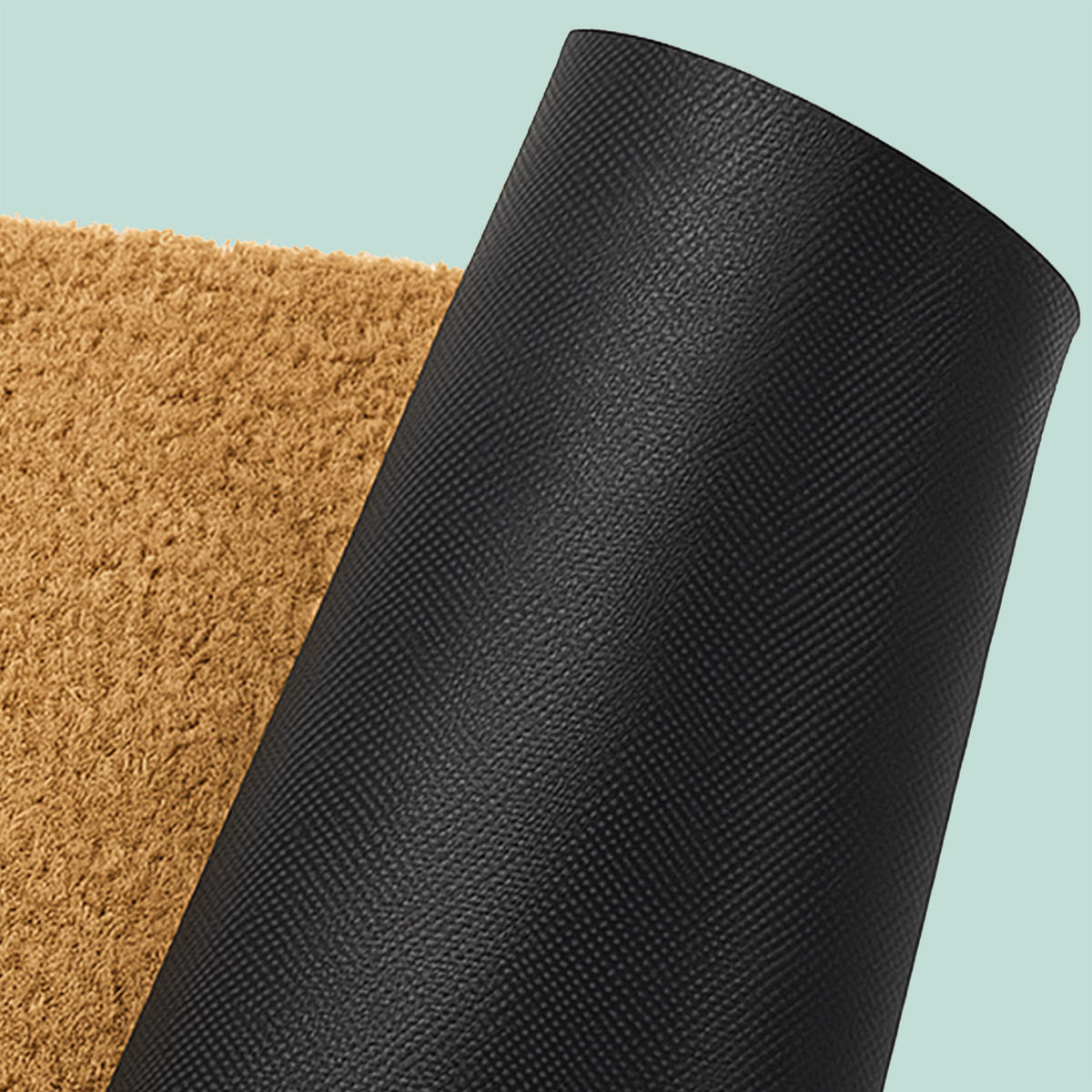 ROHOŽ - svetlohnedá, textil/plast (60/40cm) - Relaxdays