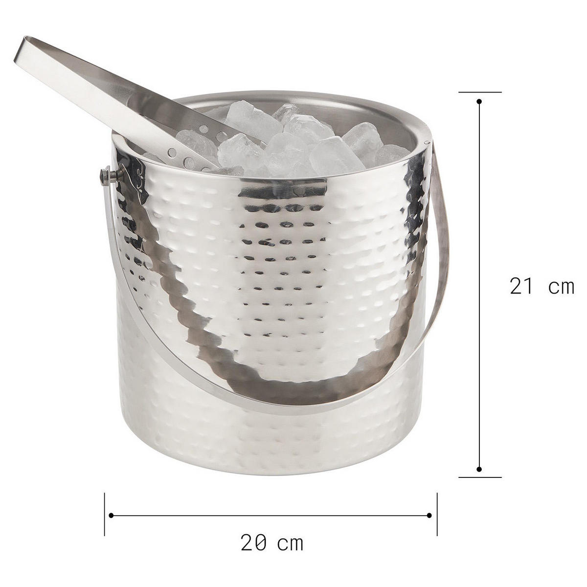 EISEIMER On Ice - Silberfarben, Metall (20/21cm) - Butlers