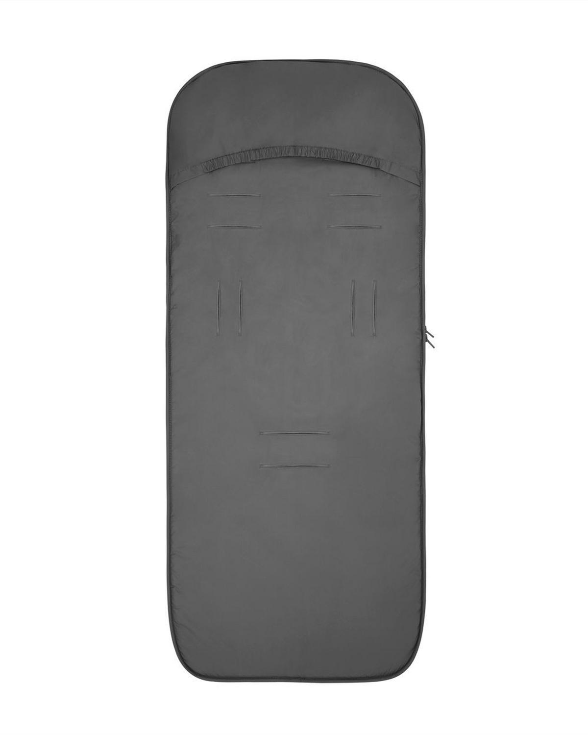 FUSSSACK Classic grau hellgrau Fleece, wasserabweisend, 3- und 5-Punkt-Gurt, Reißverschluss - Grau, Textil (45/1/85cm) - Kikka boo