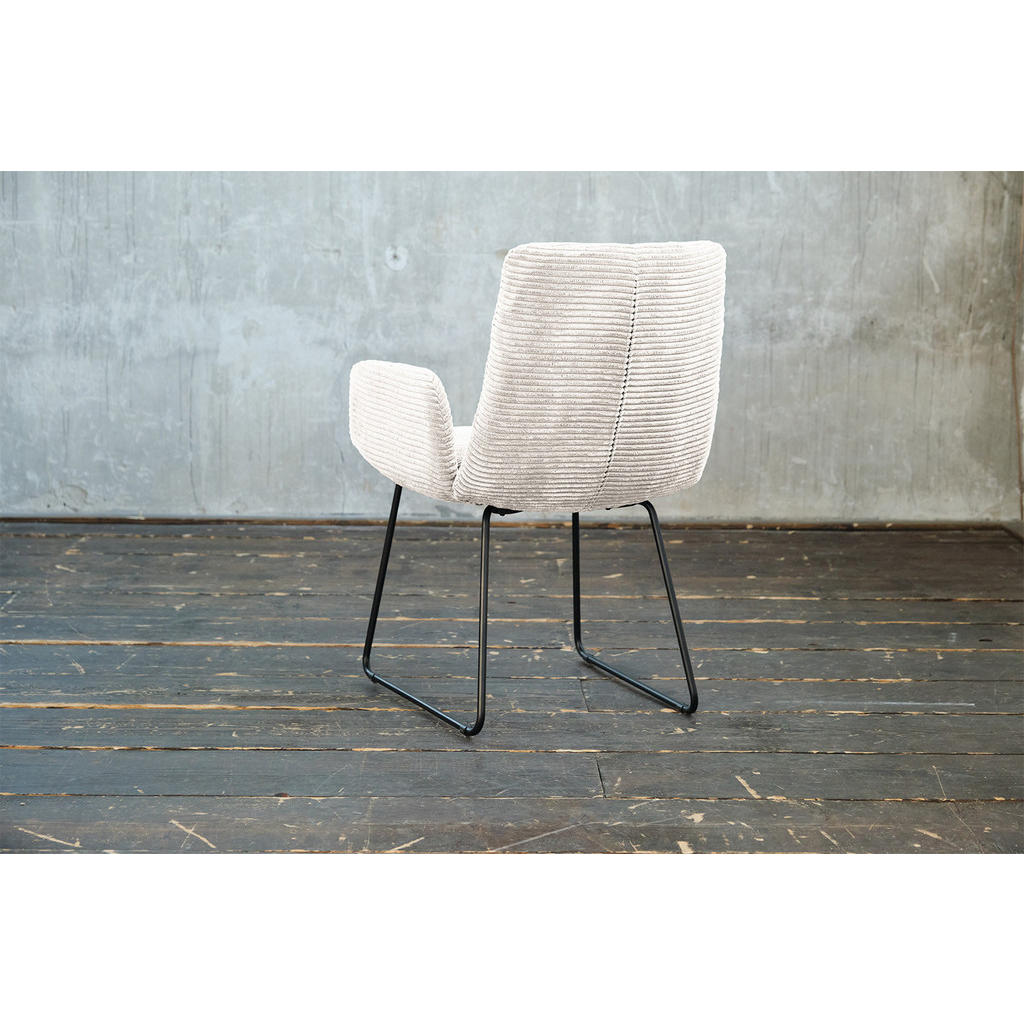 Thumbnail - Kawola Stuhl, Weiß, Textil, 59x87x66 cm, Esszimmer, Stühle, Esszimmerstühle, Armlehnenstühle