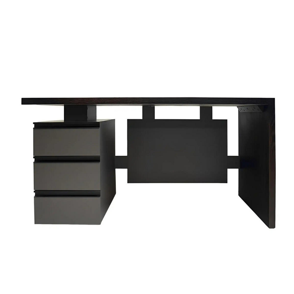 EICHENBÜROMÖBEL mit offenen Schubladen für ein Open-Space-Büro BOSS - Eichefarben, Holz (70/140/75cm) - Rawood Furniture