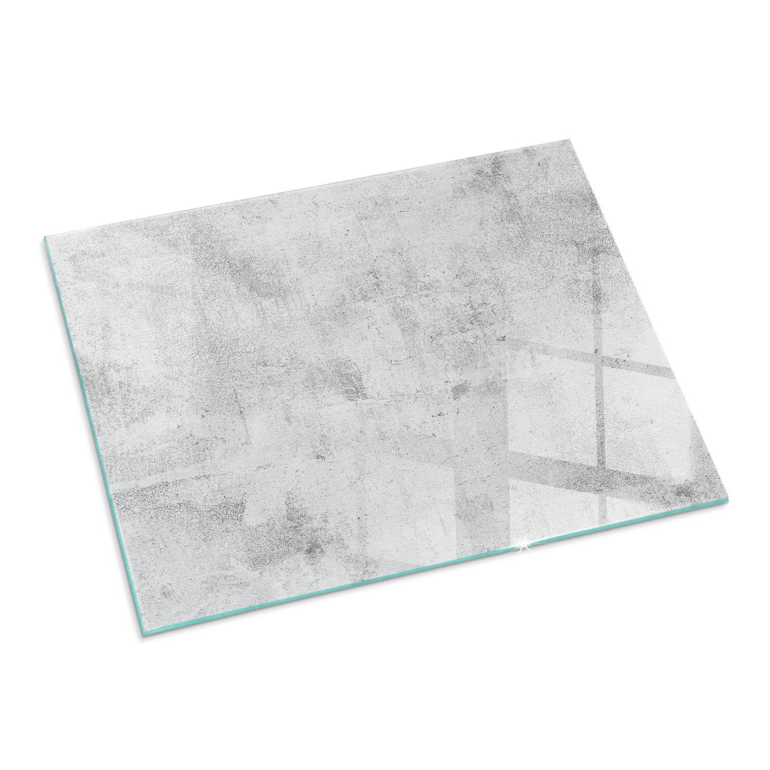 ArtPrintCave Glasplatte Grau 80x60x0.4 cm