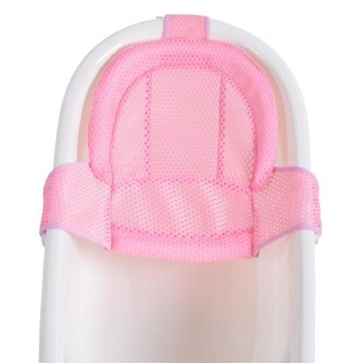 BABYBADEWANNE Netz Goldy pink Badewanneneinsatz, ab Geburt, Kunststoff Clips - Rosa, Kunststoff (35/70cm) - Moni