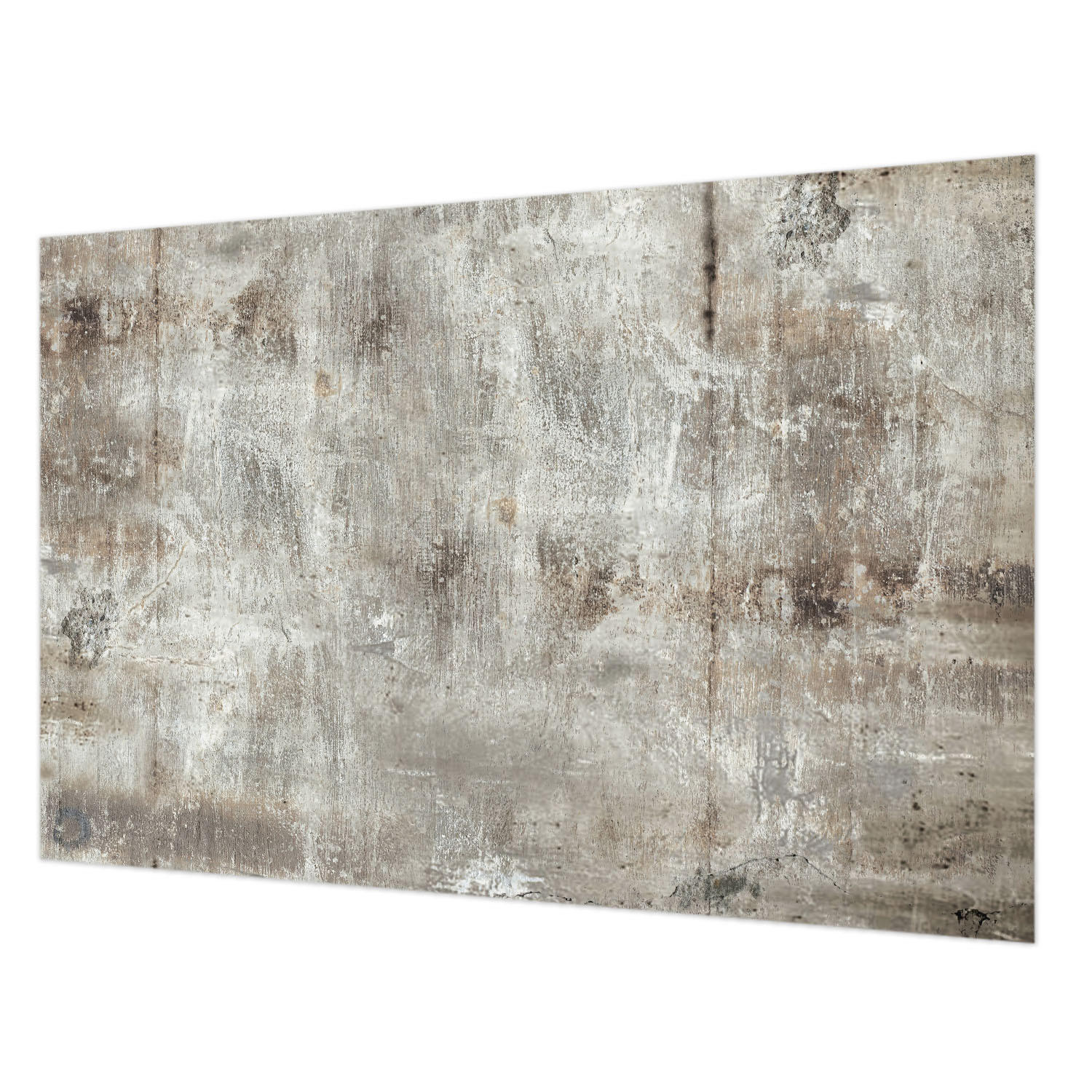 Wallfluent Fototapete Grau 104x70 cm