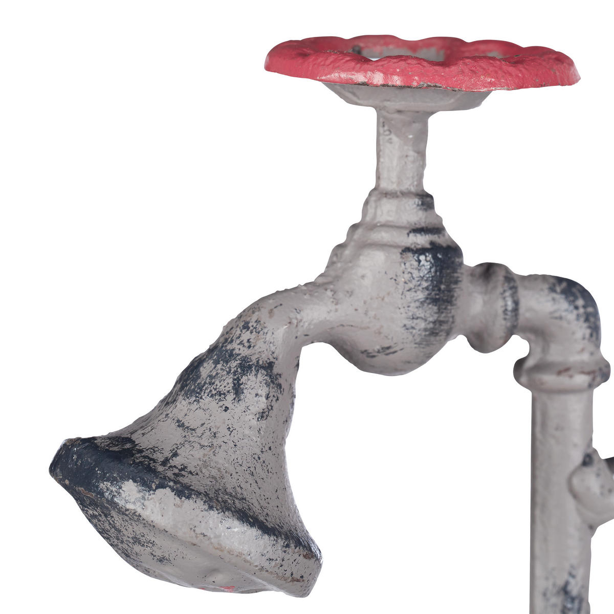 REGENMESSER Wasserhahn - Grau, Glas/Metall (1.5/58.5cm) - Relaxdays