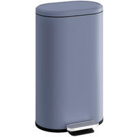 TRETEIMER Grau Soft-Close Pedal 30L - Grau, Kunststoff (36.5/61/31cm) - PANGIVO