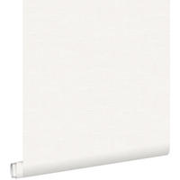 TAPETE Leinen-Optik 53 cm x 10.05 m - Weiß, Papier (53/1000cm) - ESTAhome