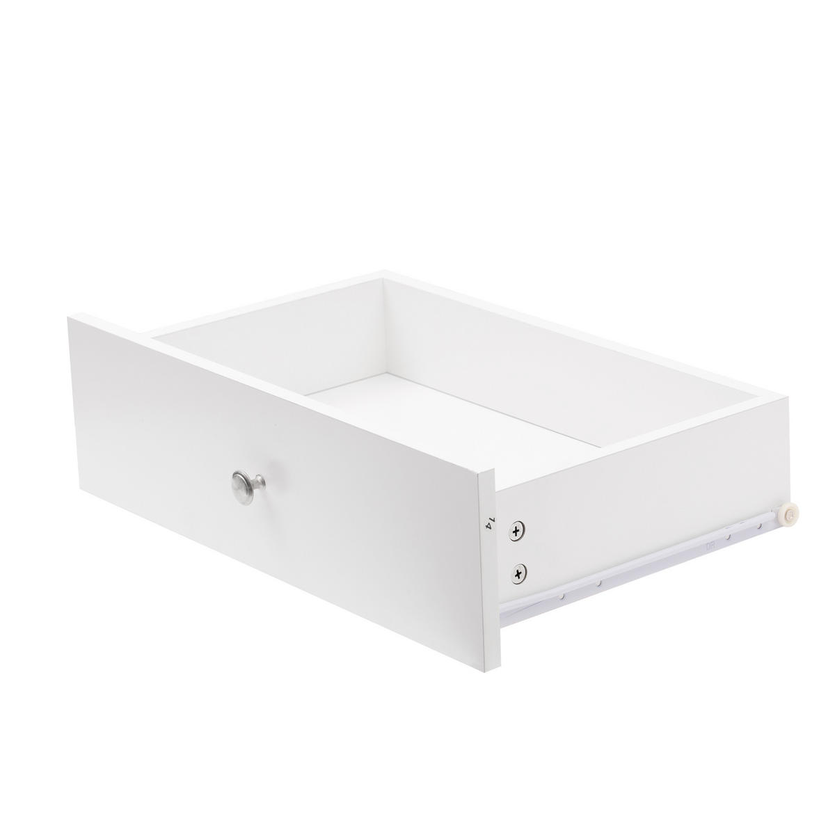 SIDEBOARD in Naturfarben und Weiß Kommode mit Glastüren für Wohnzimmer und Esszimmer, B120/T37/H80 cm - Weiß/Naturfarben, Glas/Holzwerkstoff (120/80/37cm) - STILVORA