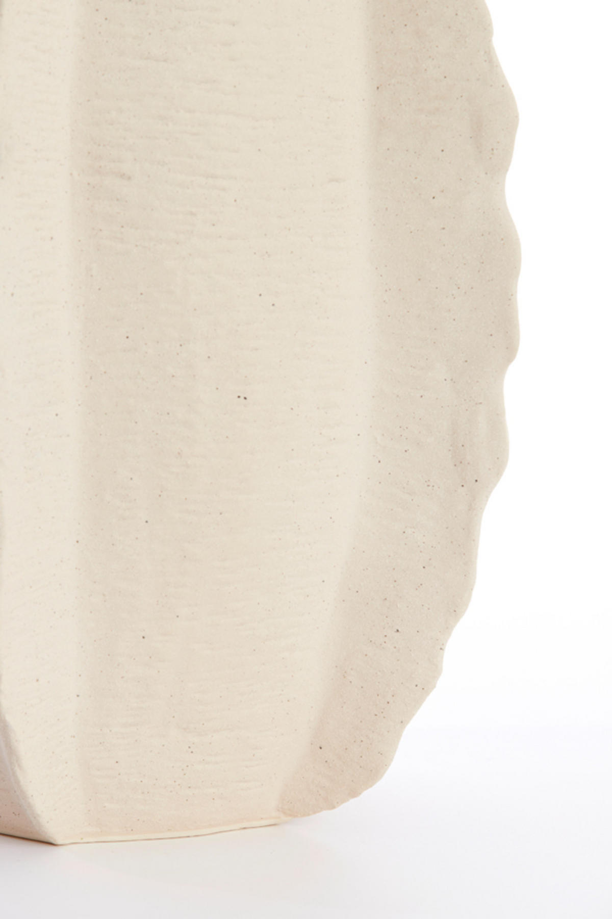 VASE Kelapa Weiß Ø31/53 cm - Weiß, Keramik (53cm) - Light & Living