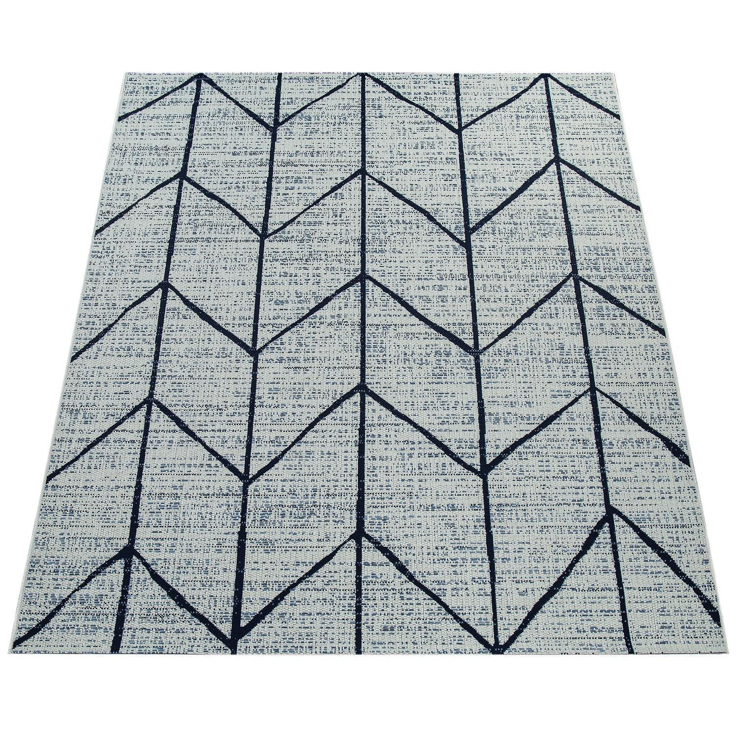 OUTDOORTEPPICH 120/170 cm Kortrijk 741 - Weiß, Kunststoff (120/170cm) - Paco Home