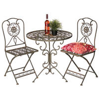 SITZGRUPPE Tecla Metall Braun - Braun, Metall - DanDiBo