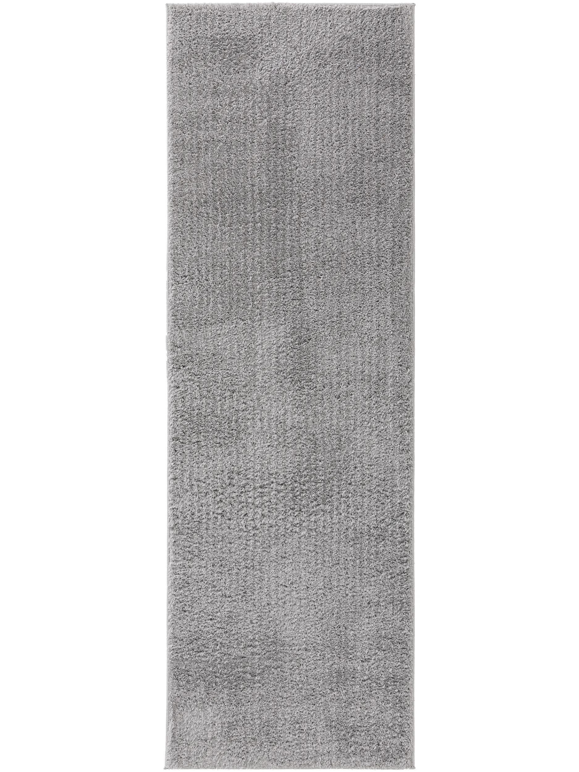 LÄUFER Soda Grau 80x240 cm - Grau, Textil (80/240cm) - benuta Nest