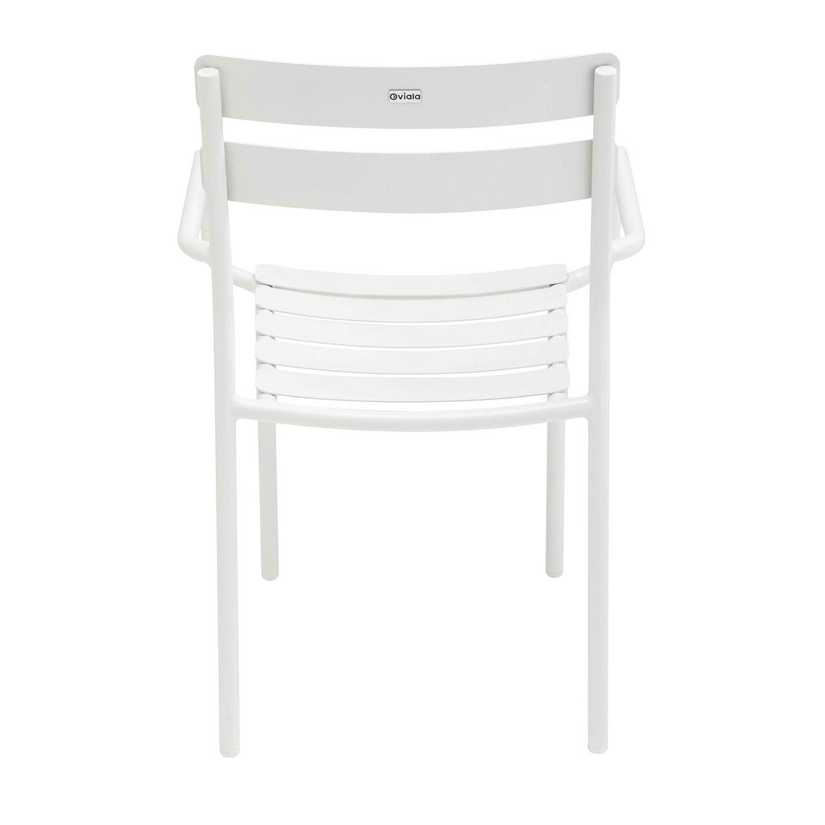 GARTENSET 3-tlg., Weiß - Weiß, Metall - Oviala