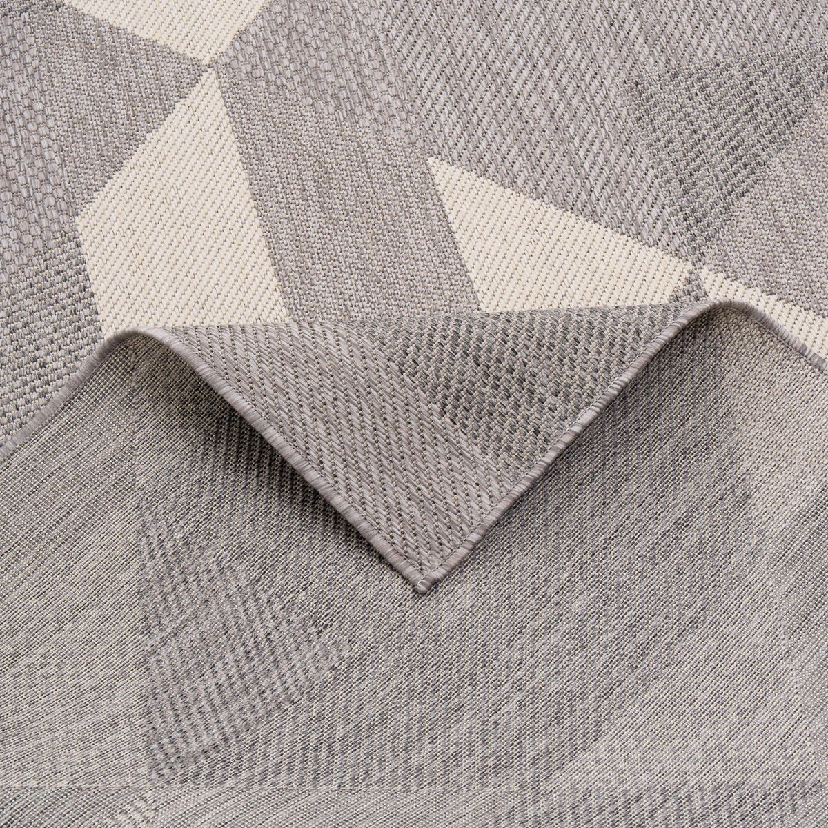 IN- UND OUTDOOR TEPPICH CARPETTO - Silbereichenfarben, Textil (120/170cm) - Pergamon