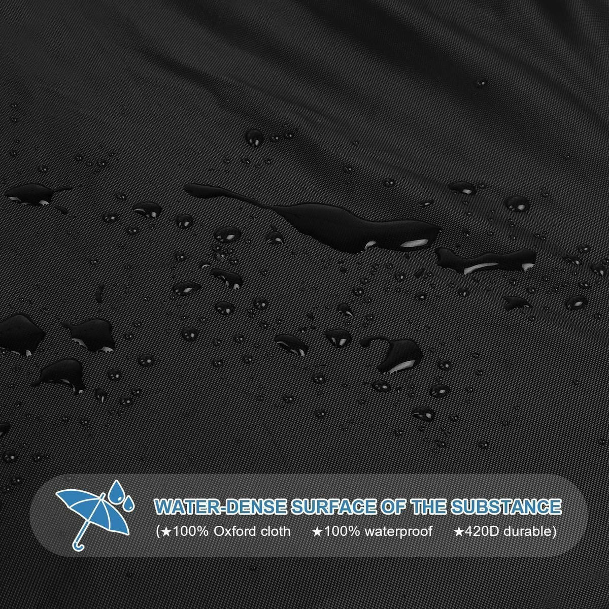 SANDKASTENPLANE 185 x 185 x 20 cm - Schwarz, Textil (1/1/1cm)
