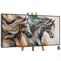 GEMÄLDE Bewegungsenergie Schattenfugenrahmen Grau 100x50 cm - Grau, Holz (100/50cm) - YS-art gallery