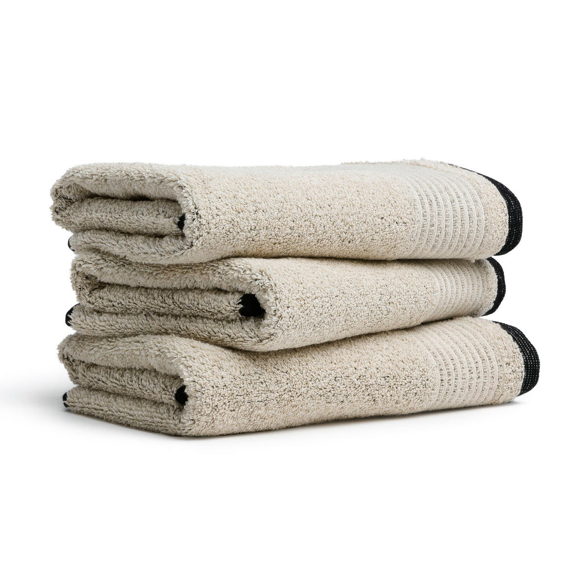 WASCHLAPPEN EDEN MELANGE MIT BIESENBORDÜRE NATUR - 081 - Naturfarben, Textil (20/15cm) - MÖVE