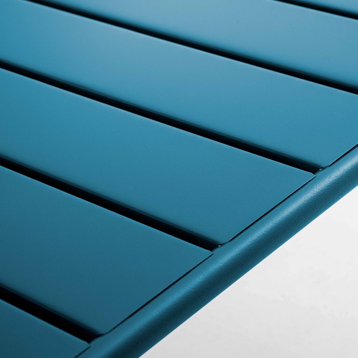 GARTEN-LOUNGETISCH, Pazifikblau - Dunkelblau, Metall (90/50/40cm) - Oviala