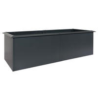 HOCHBEET Anthrazit - Anthrazit, Metall (250/78/90cm) - MCW