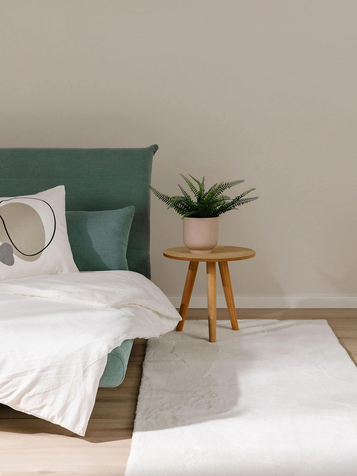 KUNSTFELLTEPPICH Furry Cream 70x200 cm - Creme, Kunststoff (70/200cm) - benuta