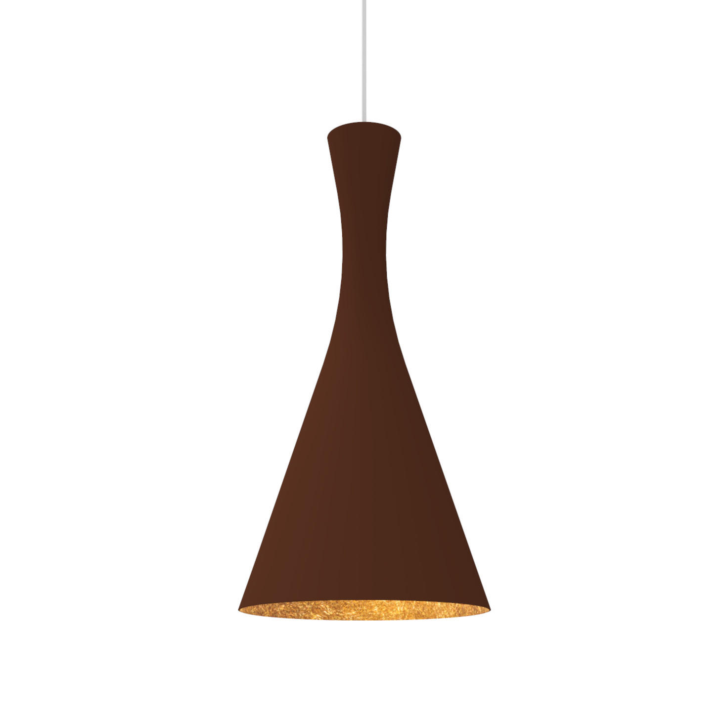 HÄNGELEUCHTE - Goldfarben, Metall (30/30/120cm) - Lumicom