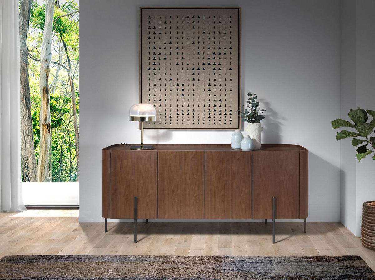 TISCHLEUCHTE Tischleuchte aus Stahl und transparentem Glas Ø24/42 cm - Transparent, Glas/Metall (24/24/42cm) - ANGEL CERDA