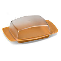 BUTTERDOSE Rio Nature wood 12,1/17,5/5,8 cm - Braun, Kunststoff (17.5/5.8/12.1cm) - KOZIOL