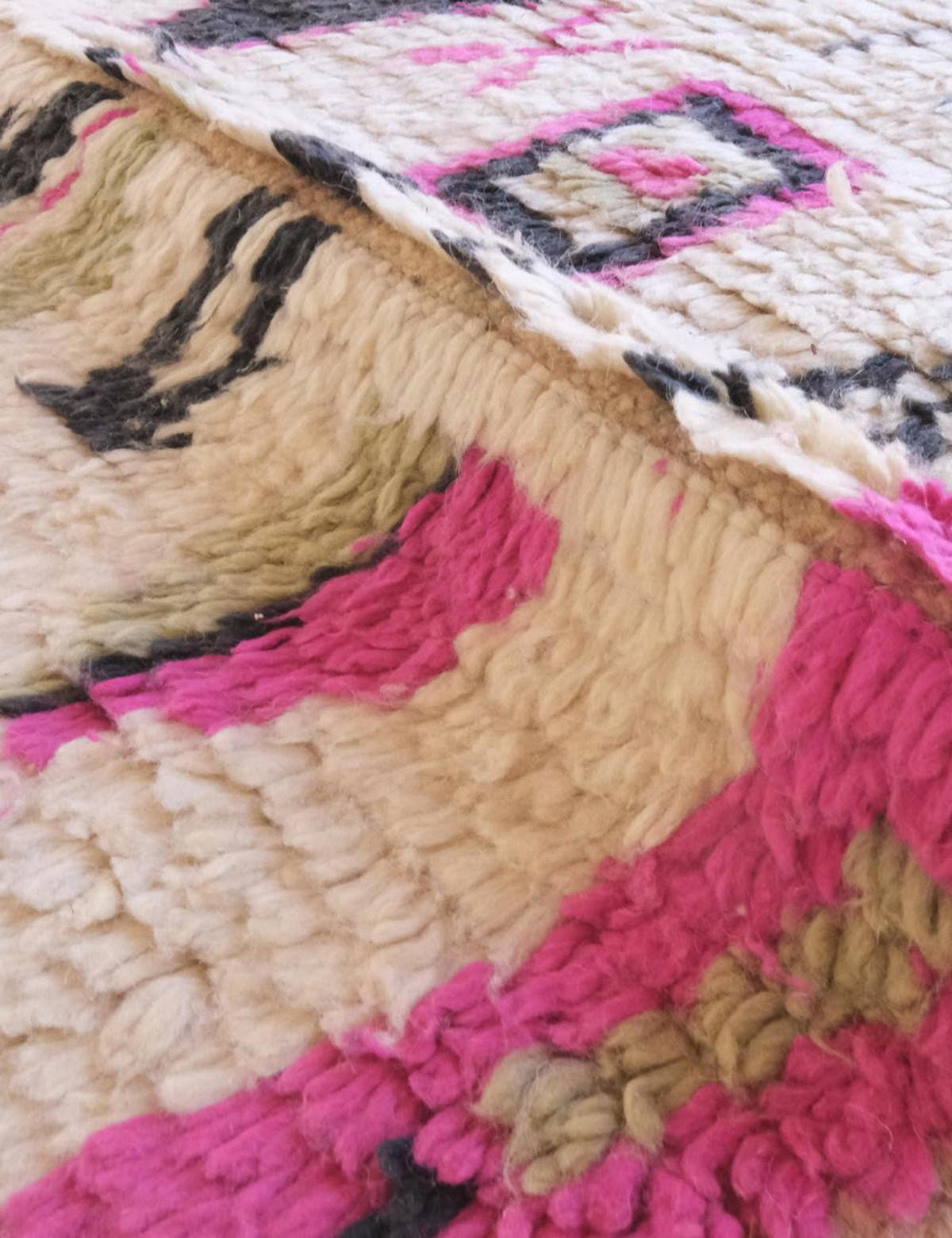 BERBERTEPPICH aus reiner Wolle 179x 274 cm - Multicolor, Naturmaterialien (179/274cm) - AFK Living