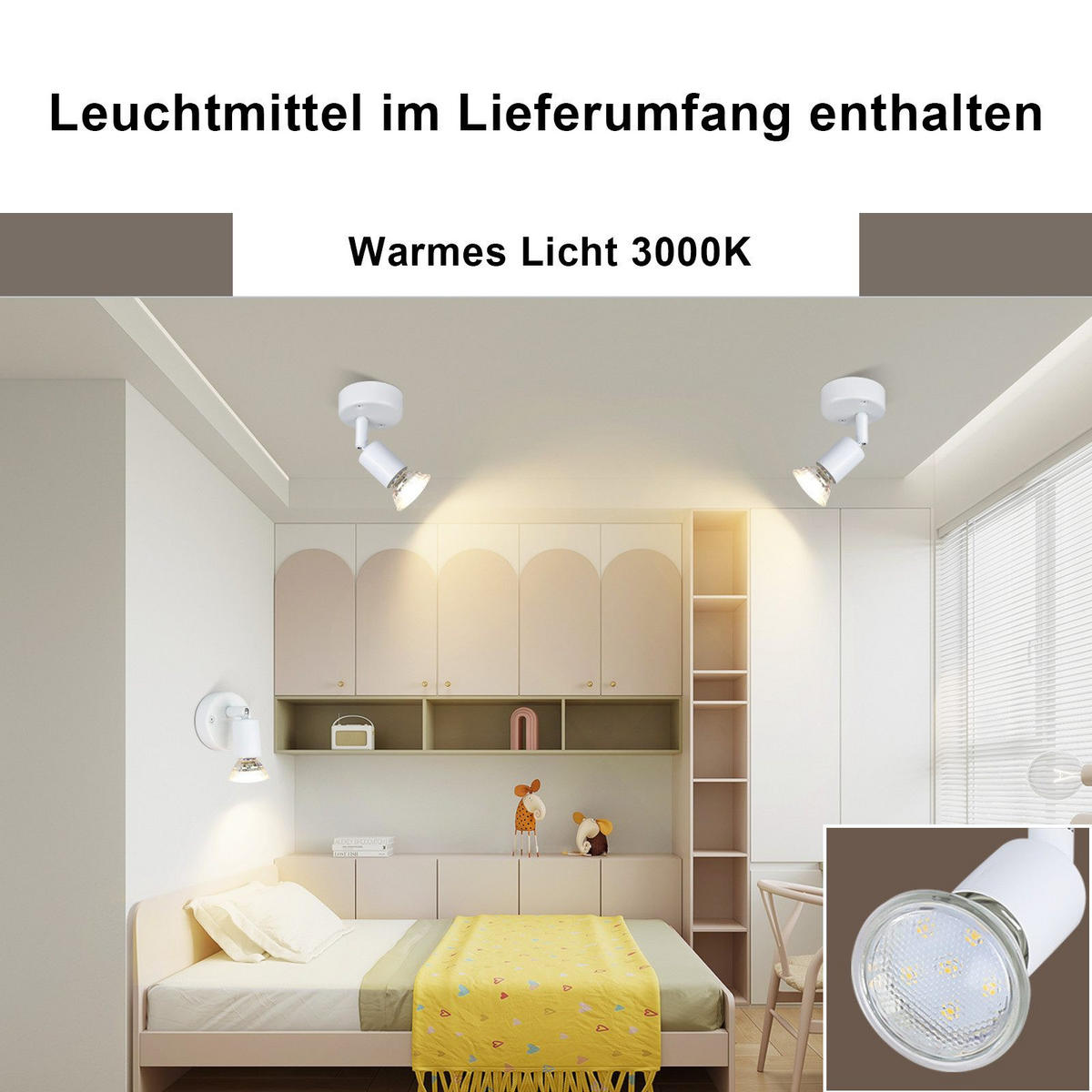 DECKENLEUCHTE Lemon 14/10/7cm - Weiß, Metall (14/10/7cm) - Nettlife