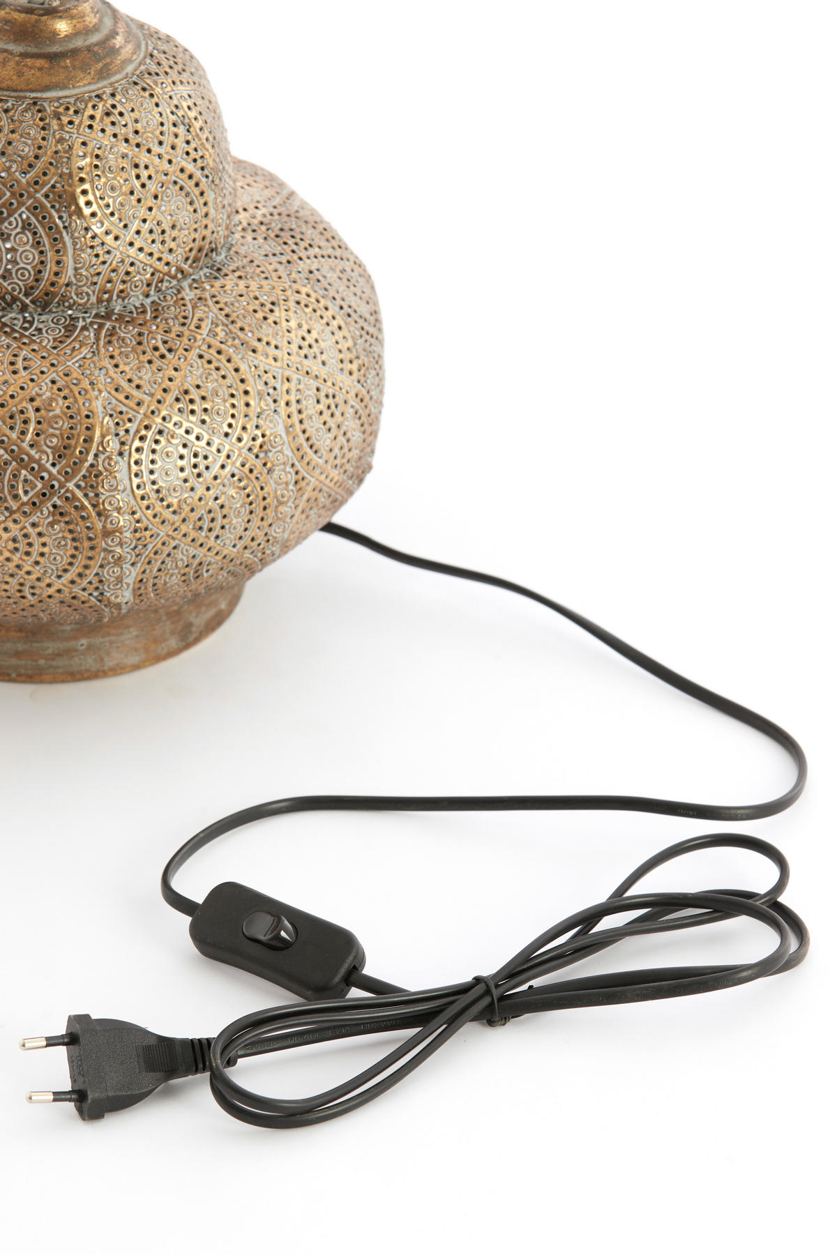 LAMPENSOCKEL Ryota Braun 26/26/34.5 cm - Braun, Metall (26/26/34.5cm) - Light & Living