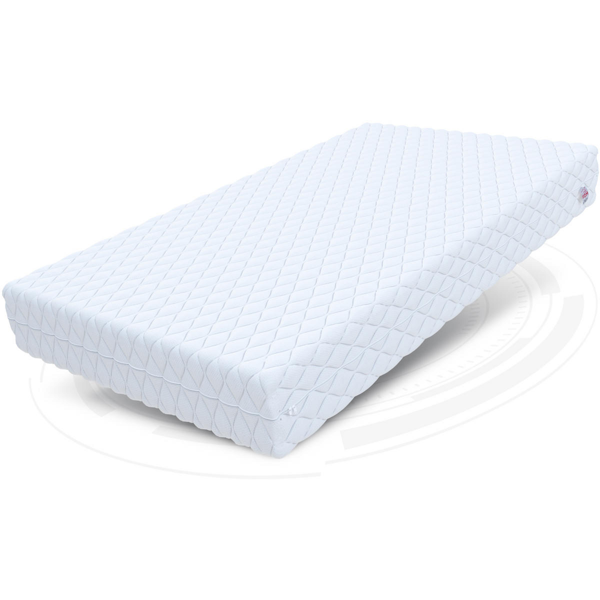 KALTSCHAUMMATRATZE Taurus - Weiß, Textil (120/200cm) - FDM