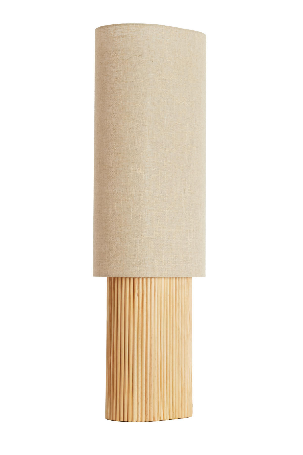 TISCHLAMPE Laslo Braun 30/20/94 cm - Braun, Holz (30/20/94cm) - Light & Living