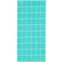 HANDTÜCHER ÜBERKARO 9032 JADE - 39 - Blau, Textil (50/100cm) - Ross