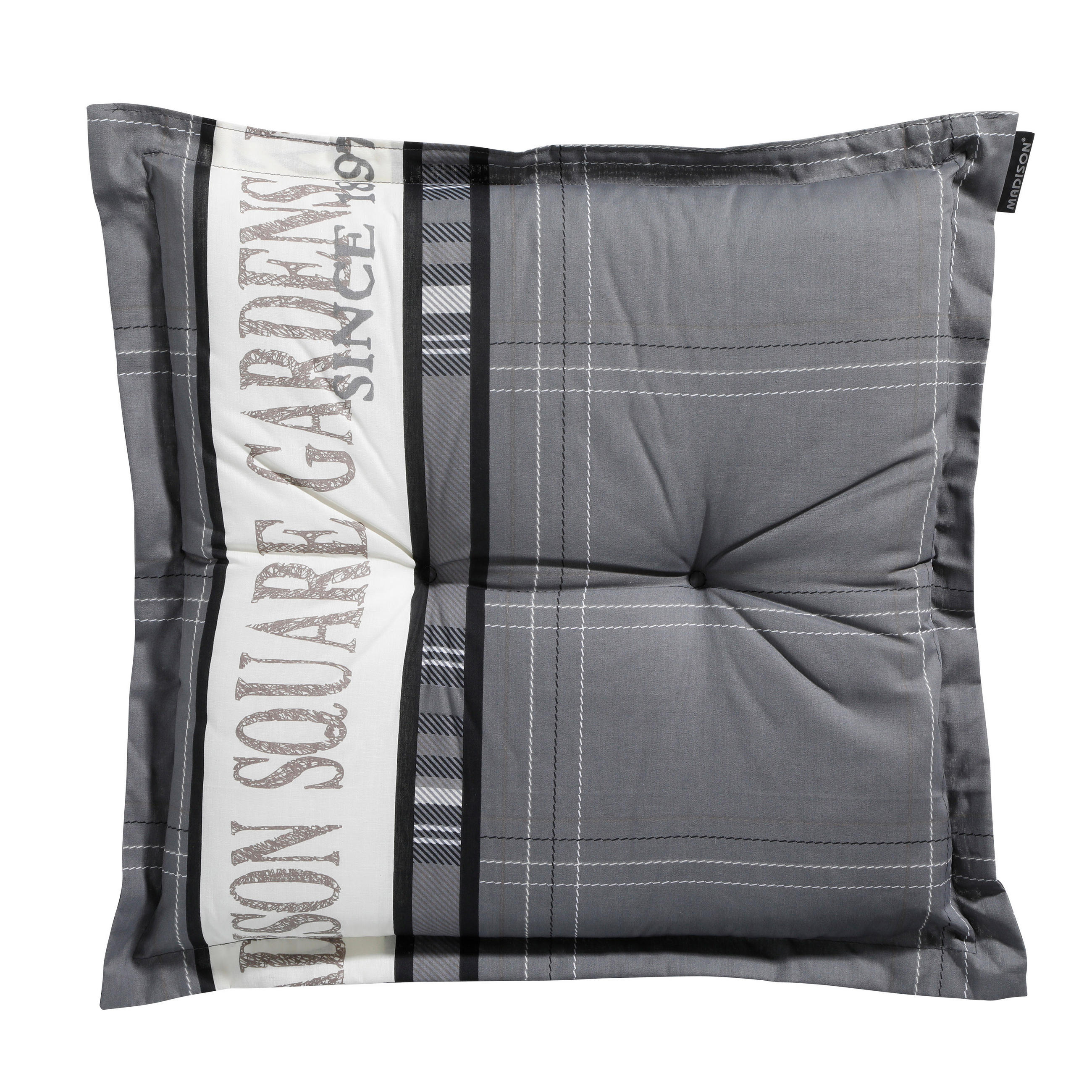 SITZKISSEN Madison 50/50 cm 4er-Set - Grau, Textil (50/5/50cm) - Madison